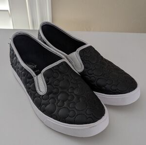 Disney Mickey Mouse Faux Leather Slip On Shoes